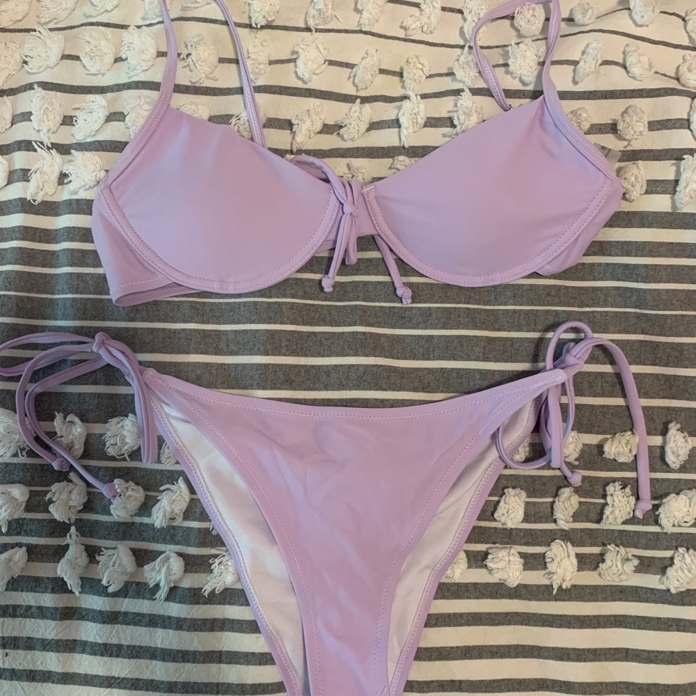 SHEIN underwire bikini set